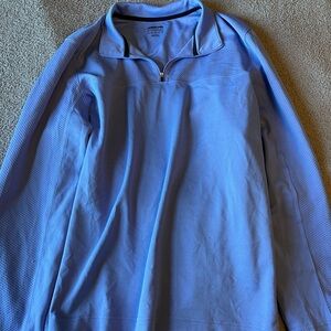 Men’s lands end quarter zip Large